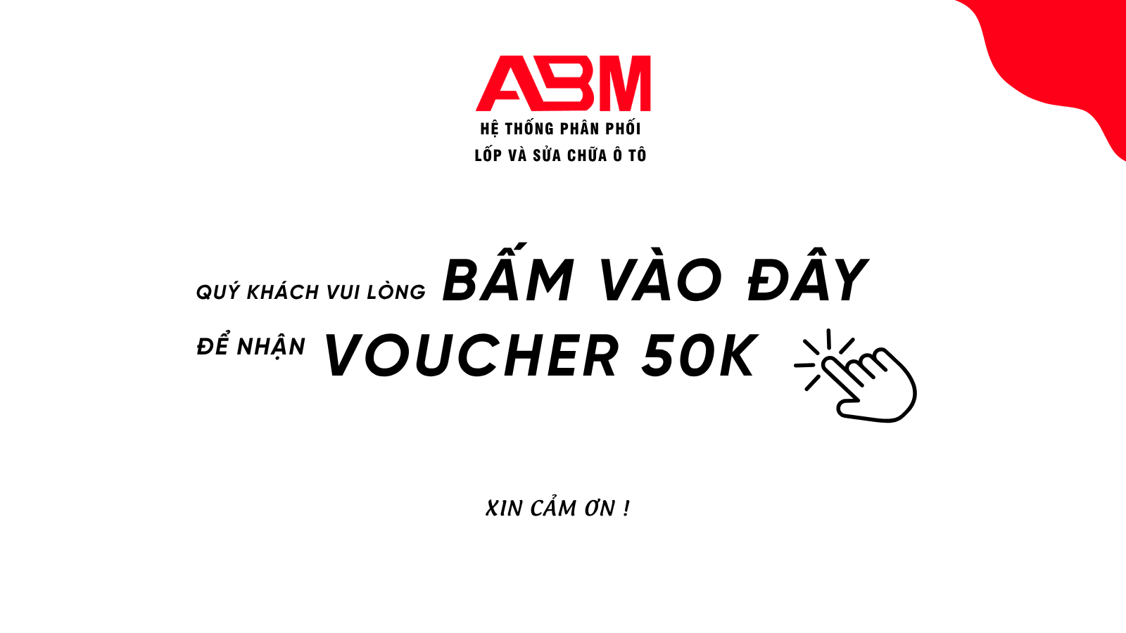 Hướng sử dụng Voucher giảm giá dịch vụ cho lần kế tiếp tại ABM. Hướng sử dụng Voucher giảm giá dịch vụ cho lần kế tiếp tại ABM.